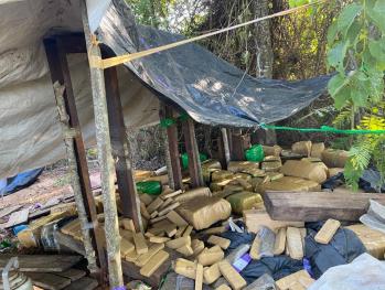 Canindeyú: Agentes de la SENAD incautan 2,5 toneladas de Marihuana